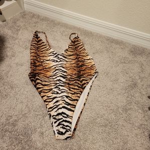 High leg low back bathing suit